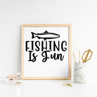 "Fishing Is Fun" Graphic