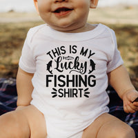 "This Is My Lucky Fishing Shirt" Graphic