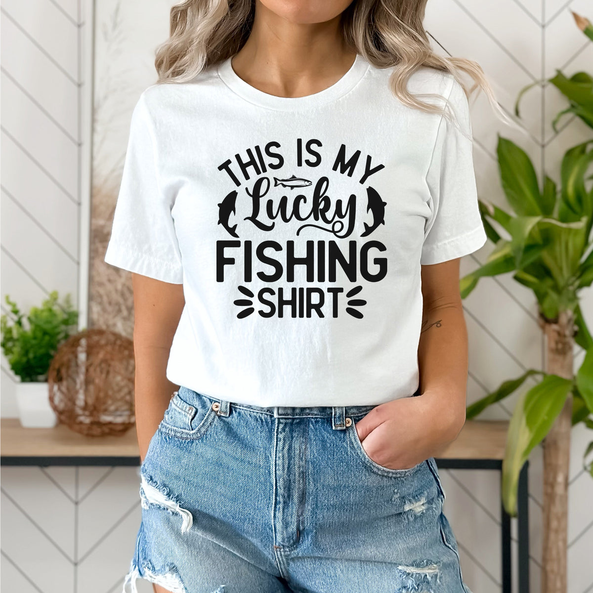 This Is My Lucky Fishing Shirt Graphic – Glowforge Shop