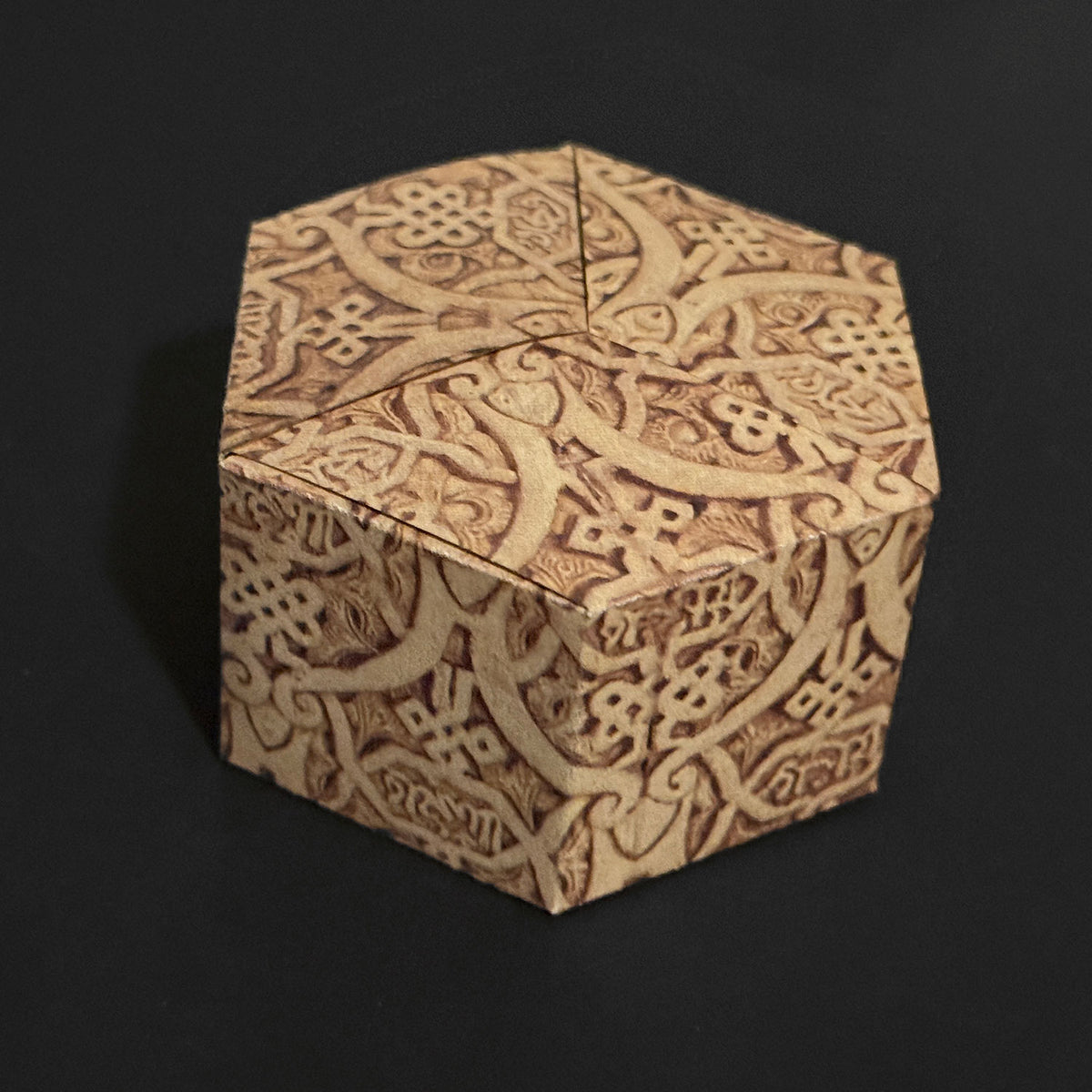 3 Angle Flap Hexagon Box - Glowforge