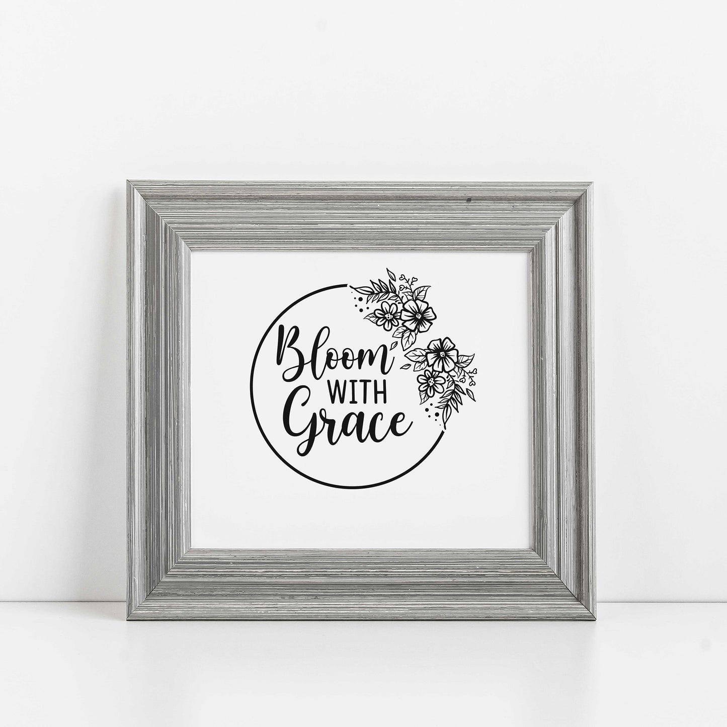 "Bloom With Grace" Graphic