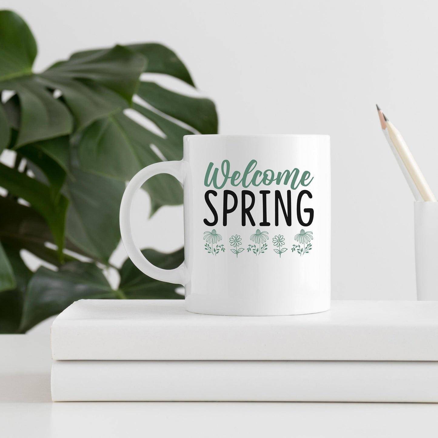 "Welcome Spring" Graphic