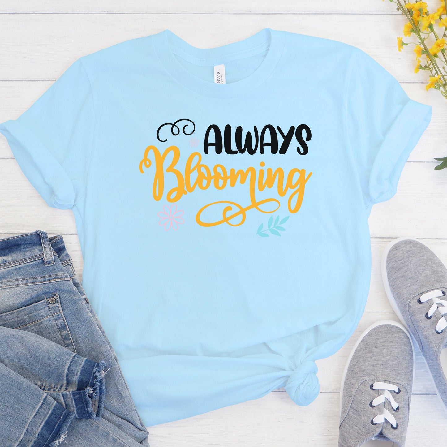 "Always Blooming" Graphic