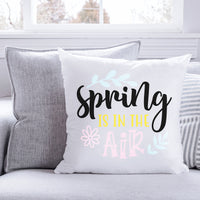 "Spring Is In The Air With Flowers" Graphic