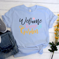"Welcome To Our Garden" Graphic