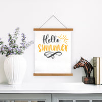 "Hello Summer" Graphic - Glowforge