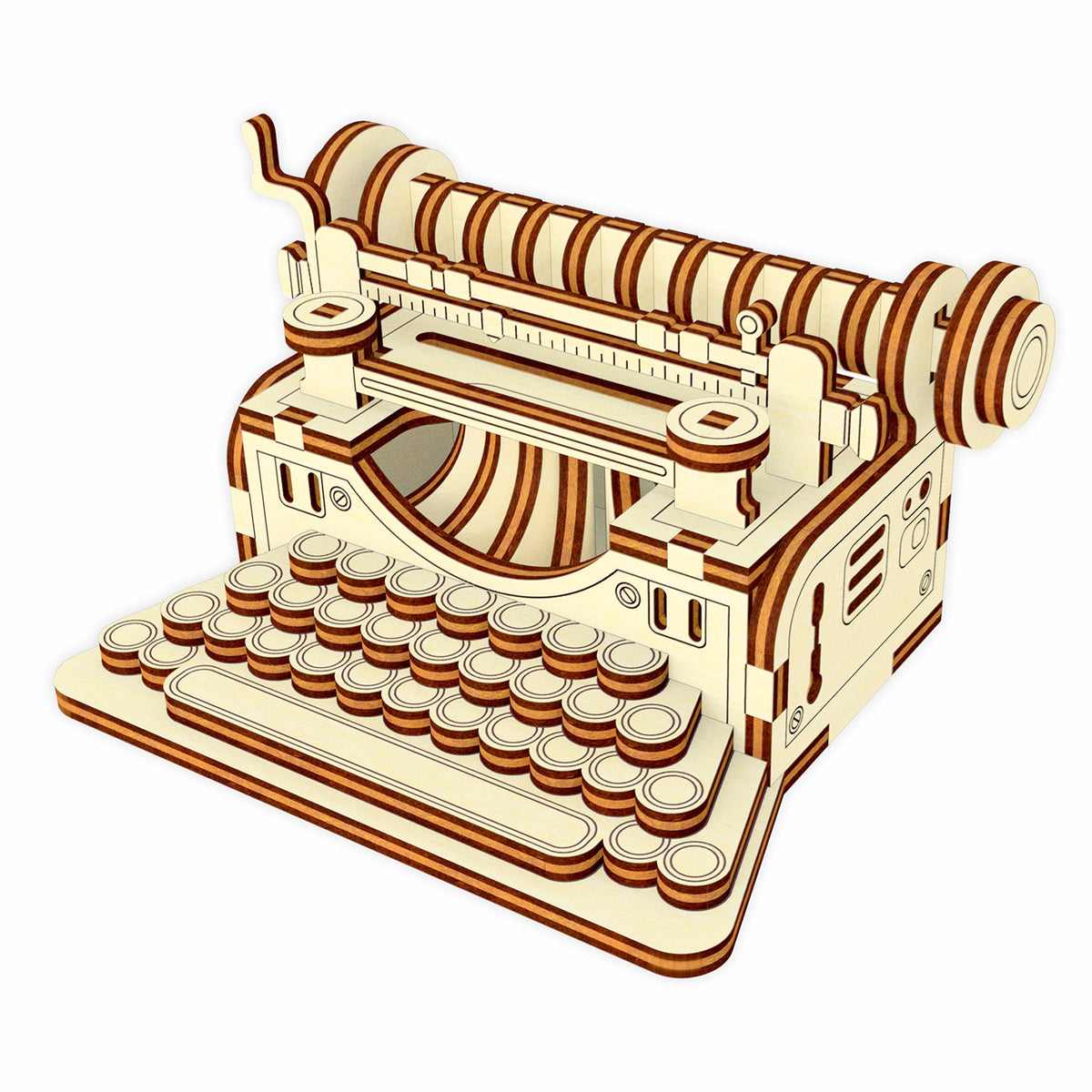 Miniature Vintage Typewriter With Slot For Small Paper Sheet ...