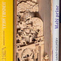Book Nook - 3D Greek Mythology Diorama for Bookshelf Display - Glowforge