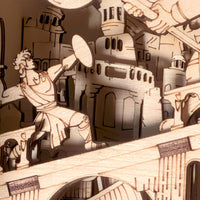 Book Nook - 3D Greek Mythology Diorama for Bookshelf Display - Glowforge