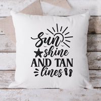 "Sunshine And Tan Lines" Graphic