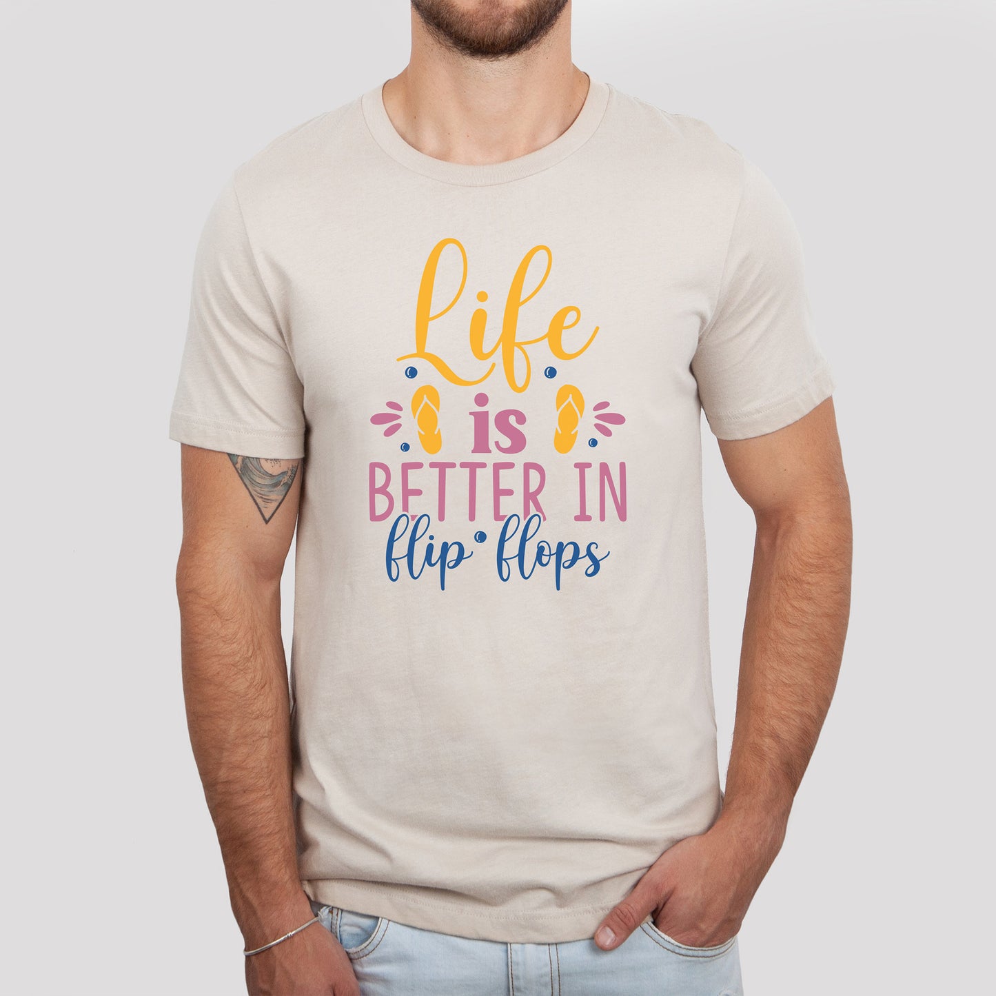 "Life Is Better In Flip Flops" Graphic