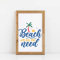 "Beach Is All You Need" Graphic