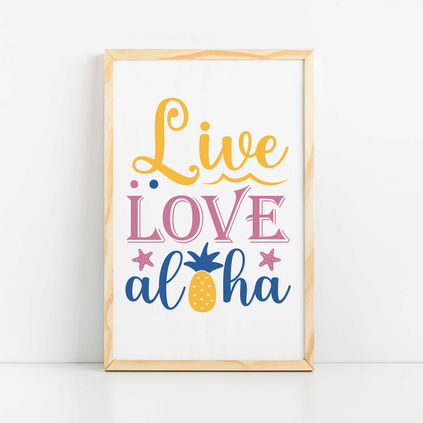 "Live Love Aloha" Graphic