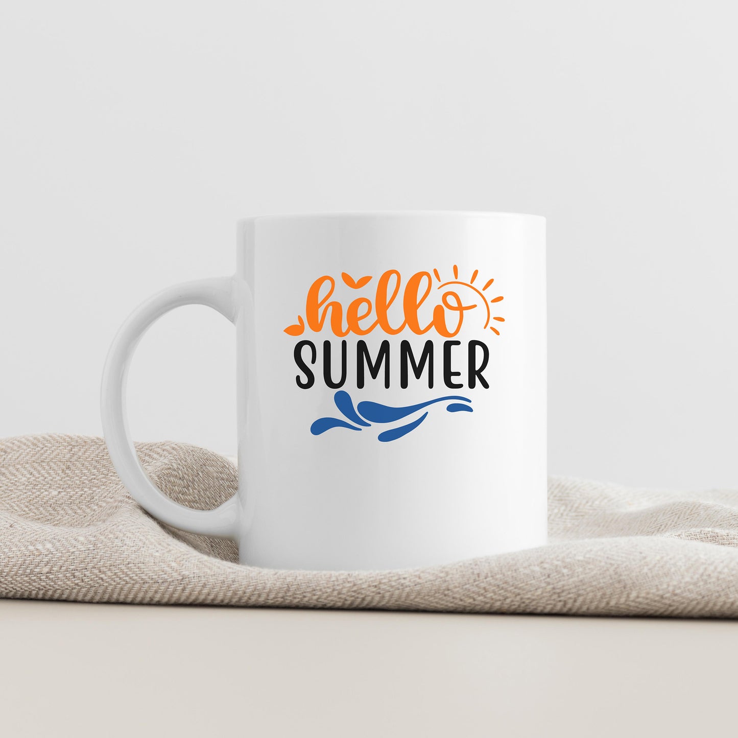 "Hello Summer" With Sun Graphic