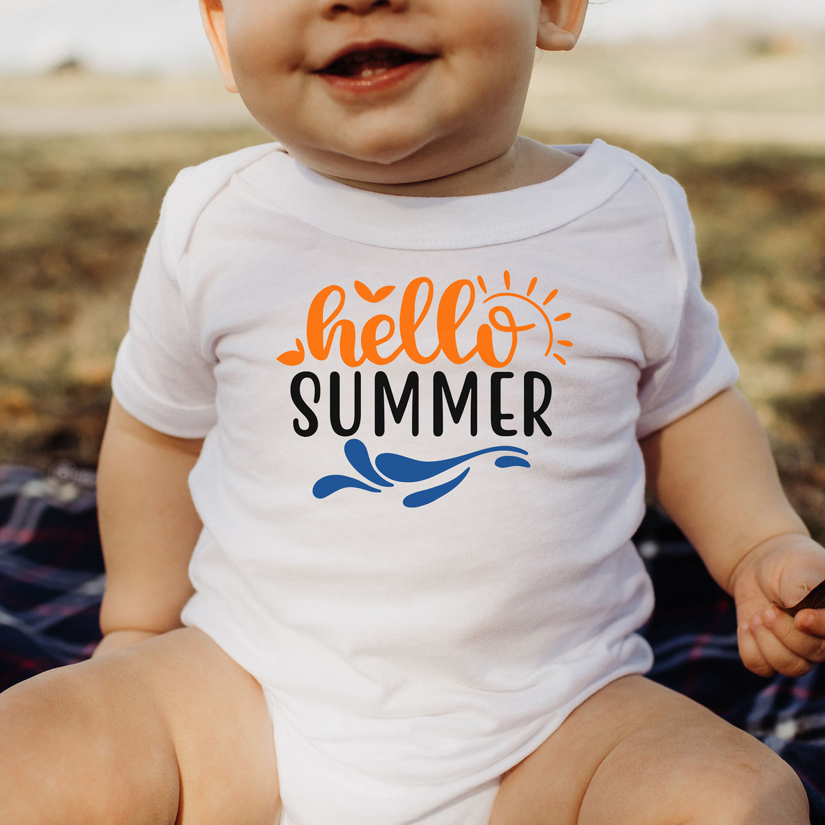 "Hello Summer" With Sun Graphic - Glowforge