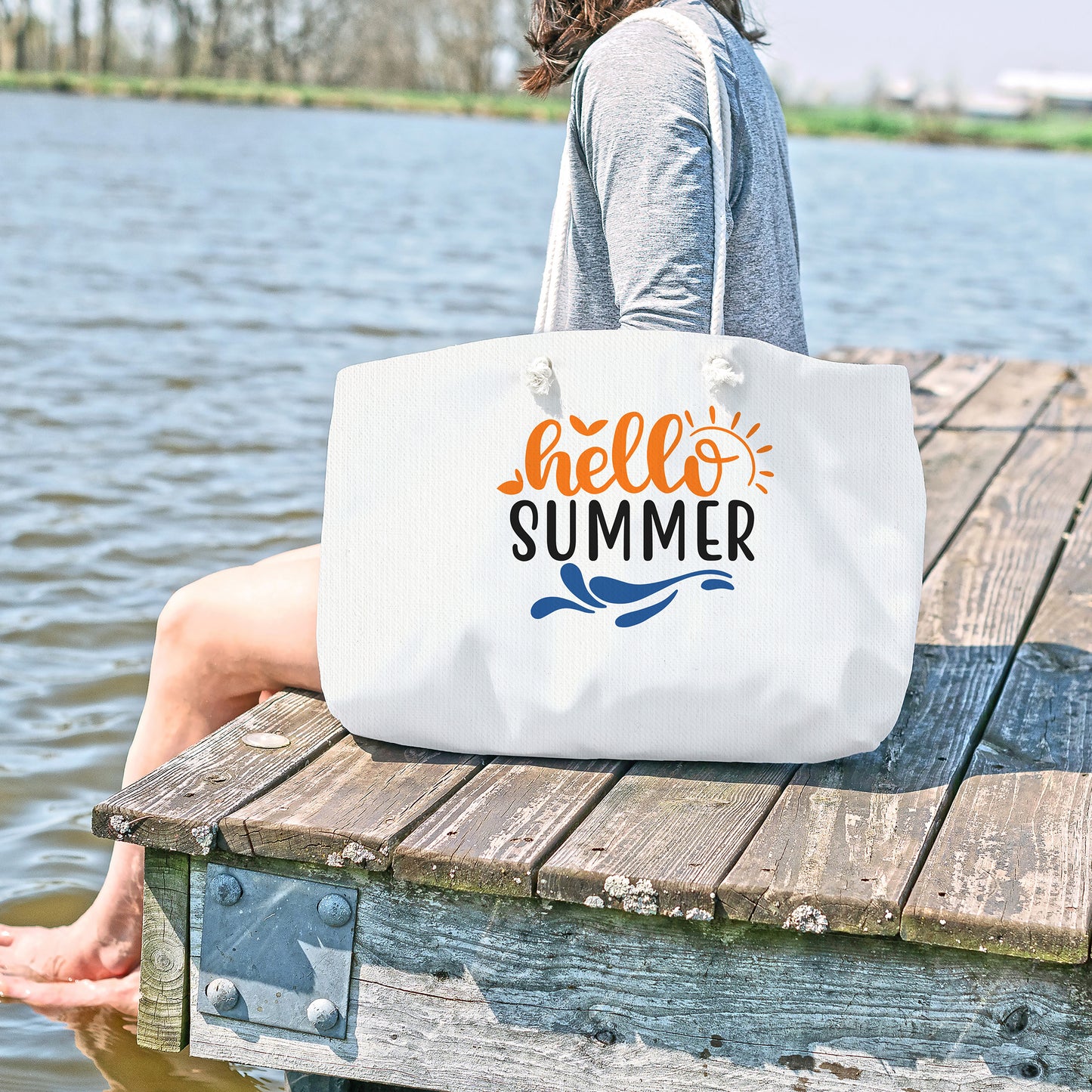 "Hello Summer" With Sun Graphic