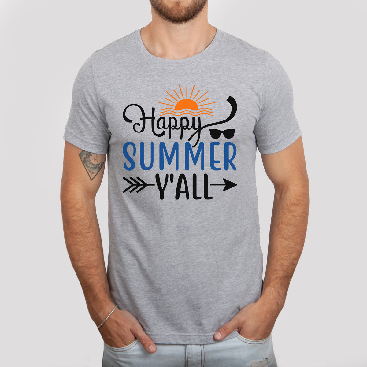 "Happy Summer Y'all" Graphic - Glowforge