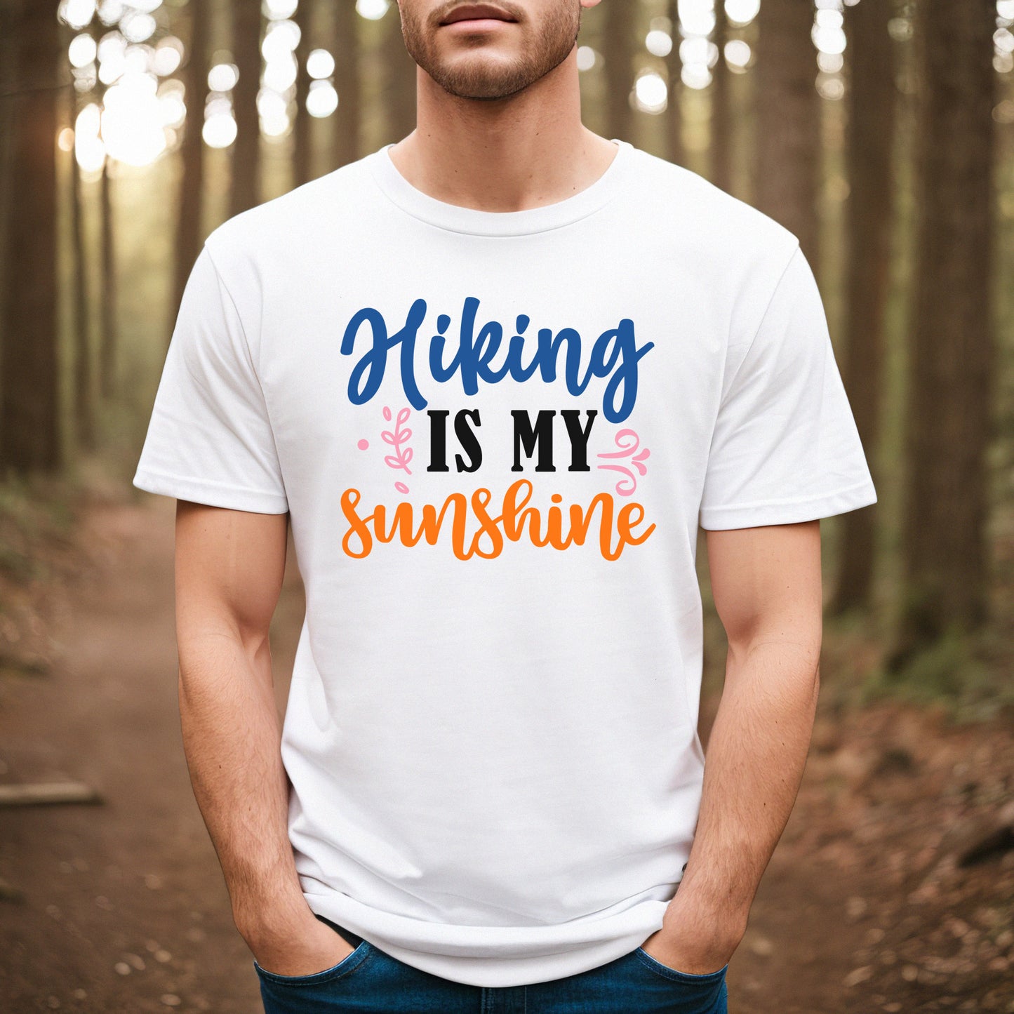 "Hiking Is My Sunshine" Graphic