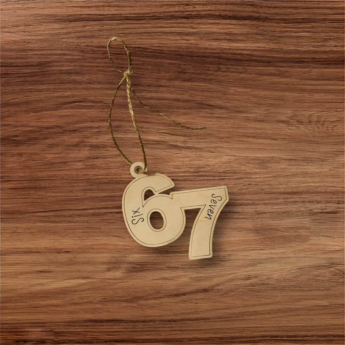 67 Christmas Ornament - Glowforge