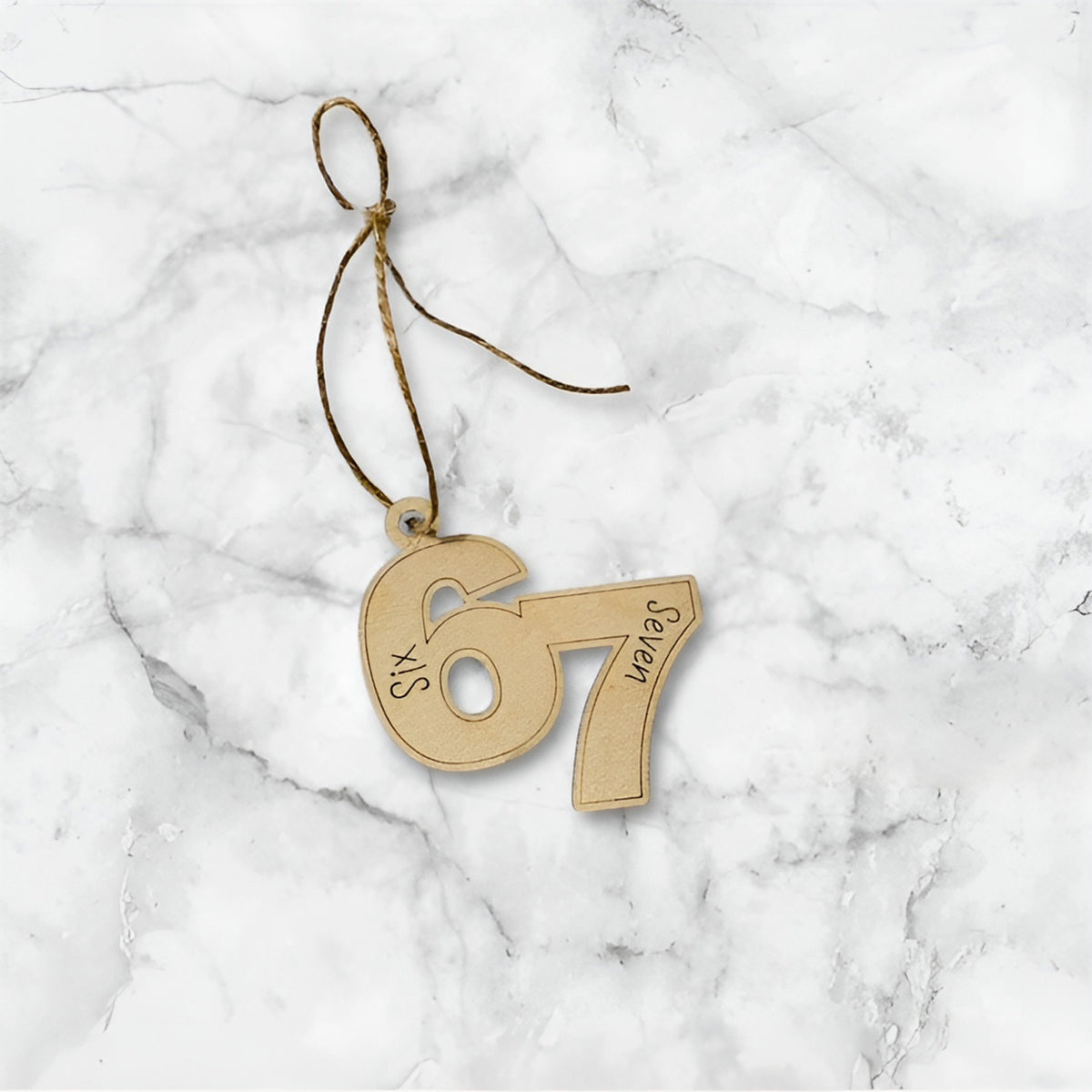 67 Christmas Ornament - Glowforge - Glowforge 
