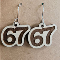 67 Earrings - Glowforge