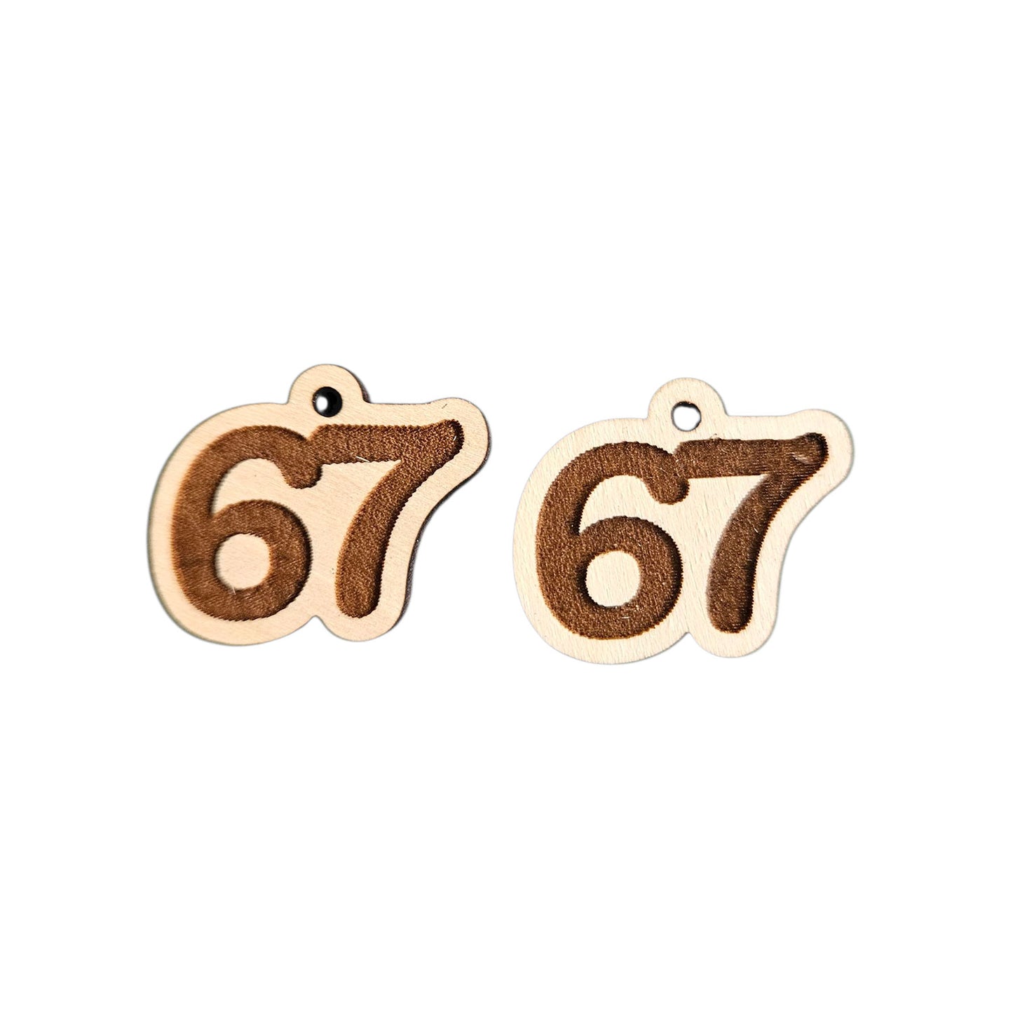 67 Earrings - Glowforge