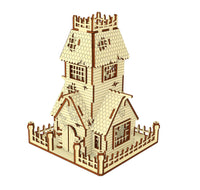 Eerie Abandoned House - Haunting Halloween Miniature