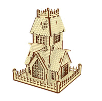 Eerie Abandoned House - Haunting Halloween Miniature