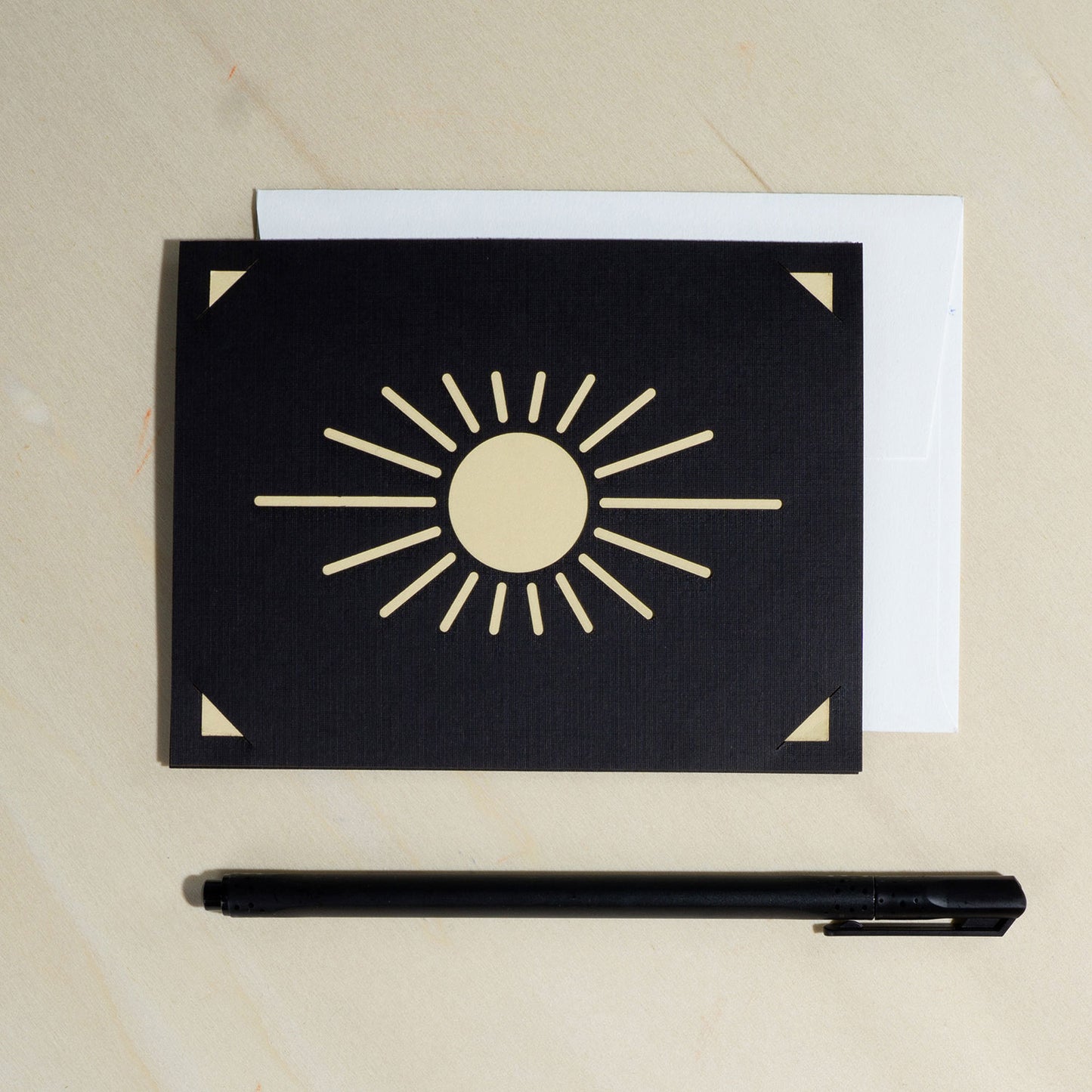 Abstract Sunshine Greeting Card