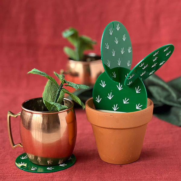 Acrylic Cacti Coaster – Glowforge Shop