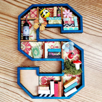 Alphabet Miniature Bookshelf - Letter "S"