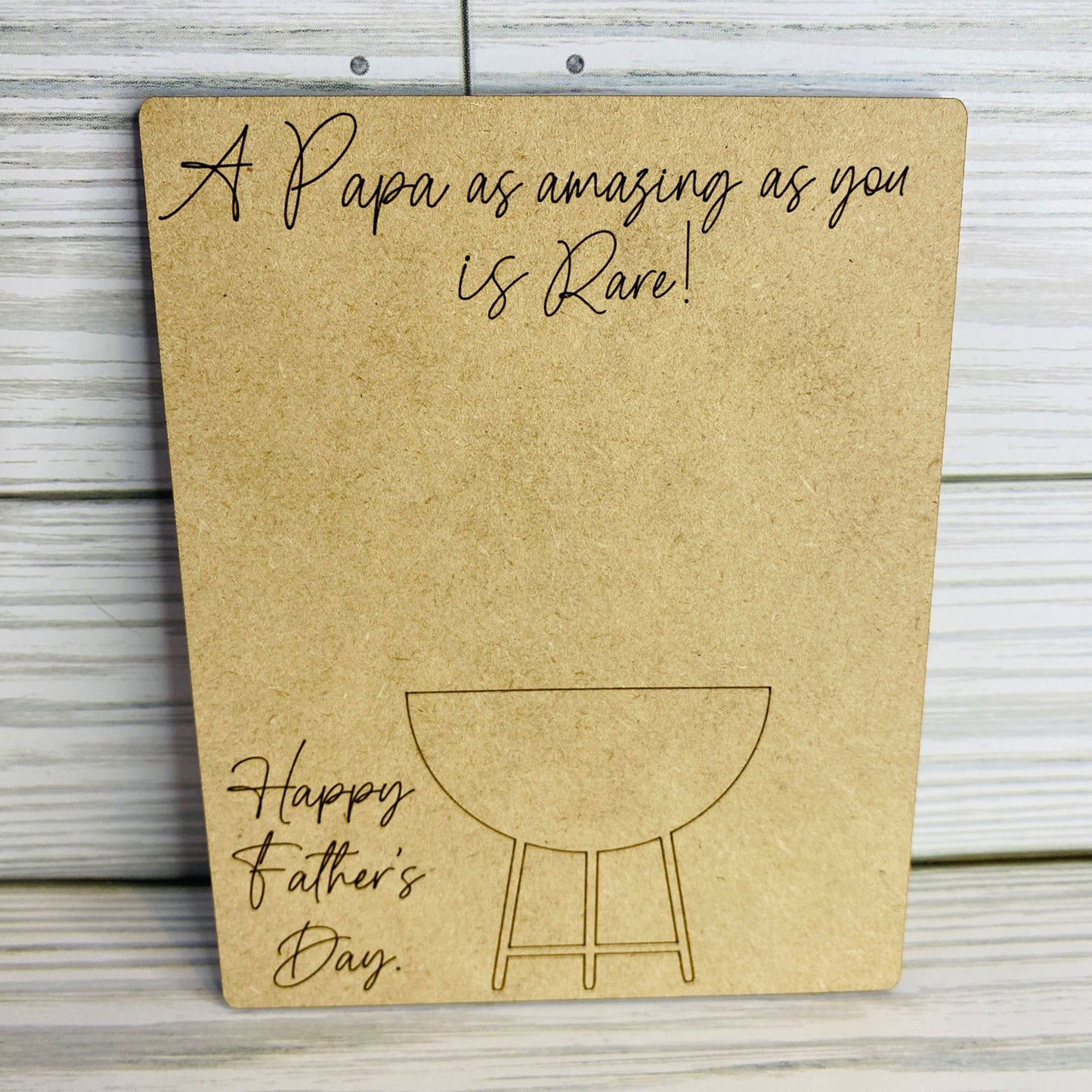 Amazing Papa is Rare Handprint Grill Father's Day Sign