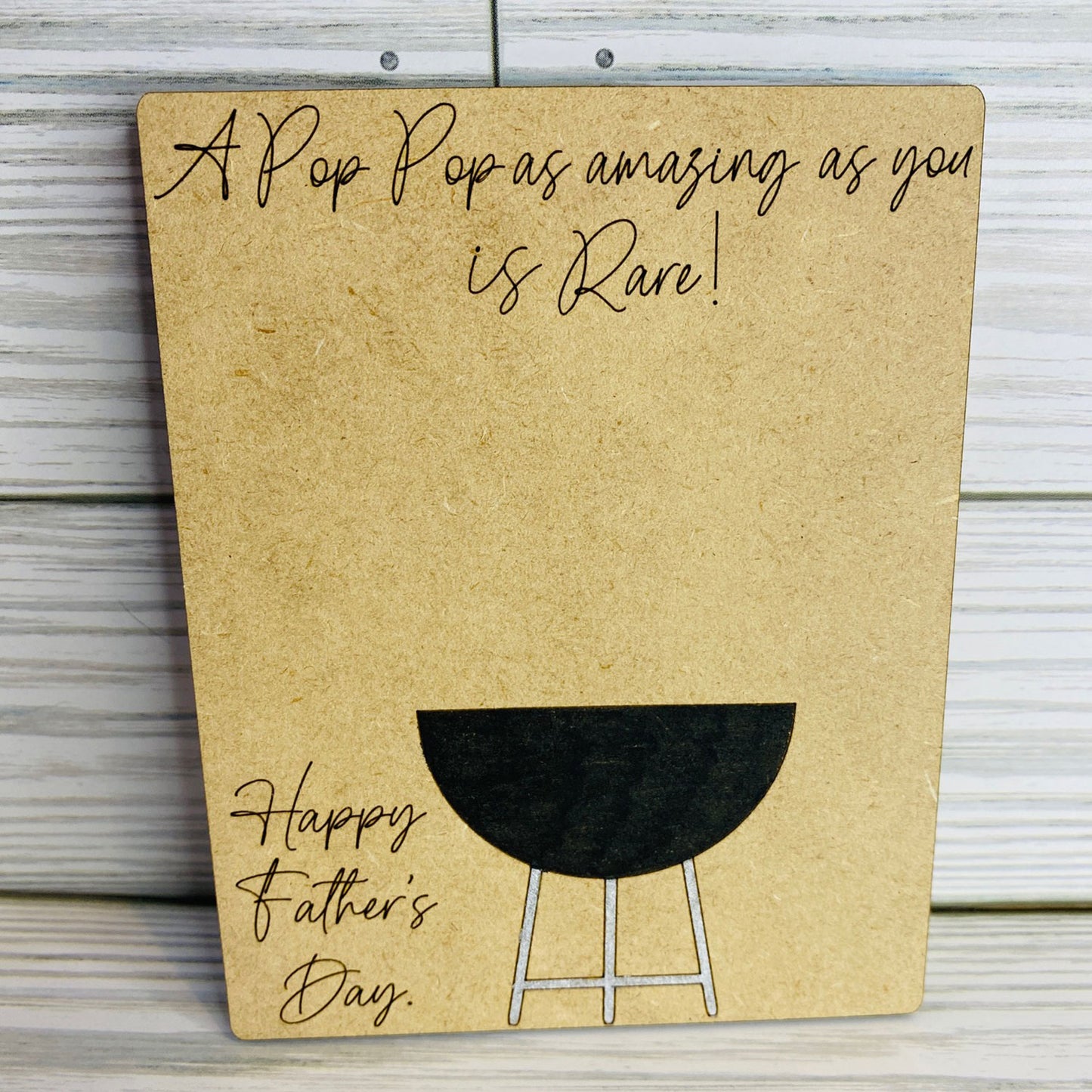 Amazing Pop Pop is Rare Handprint Grill Father's Day Sign