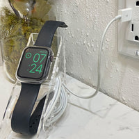 Apple Watch Charging Station with Cord Caddy