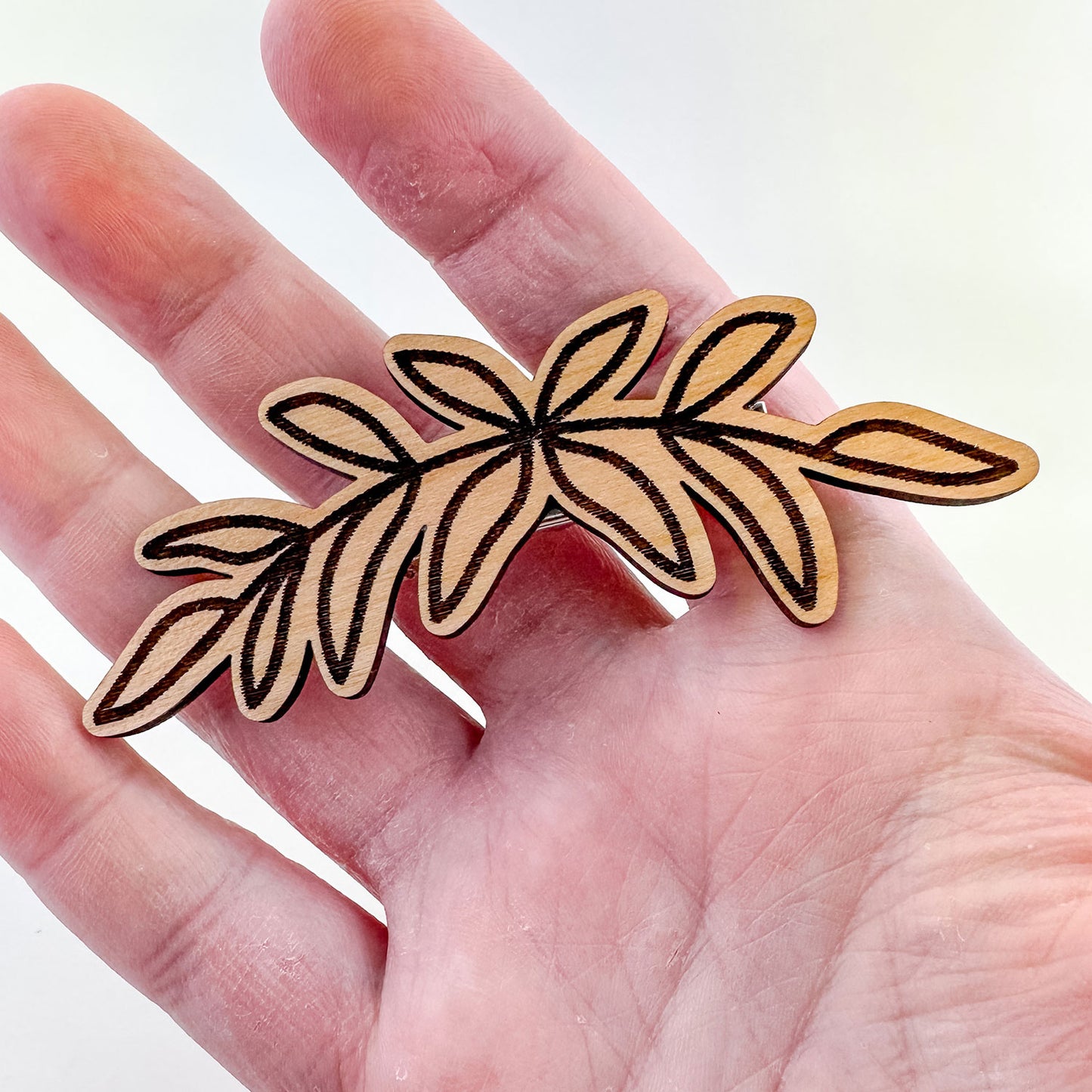 Arched Leaf Hair Clip