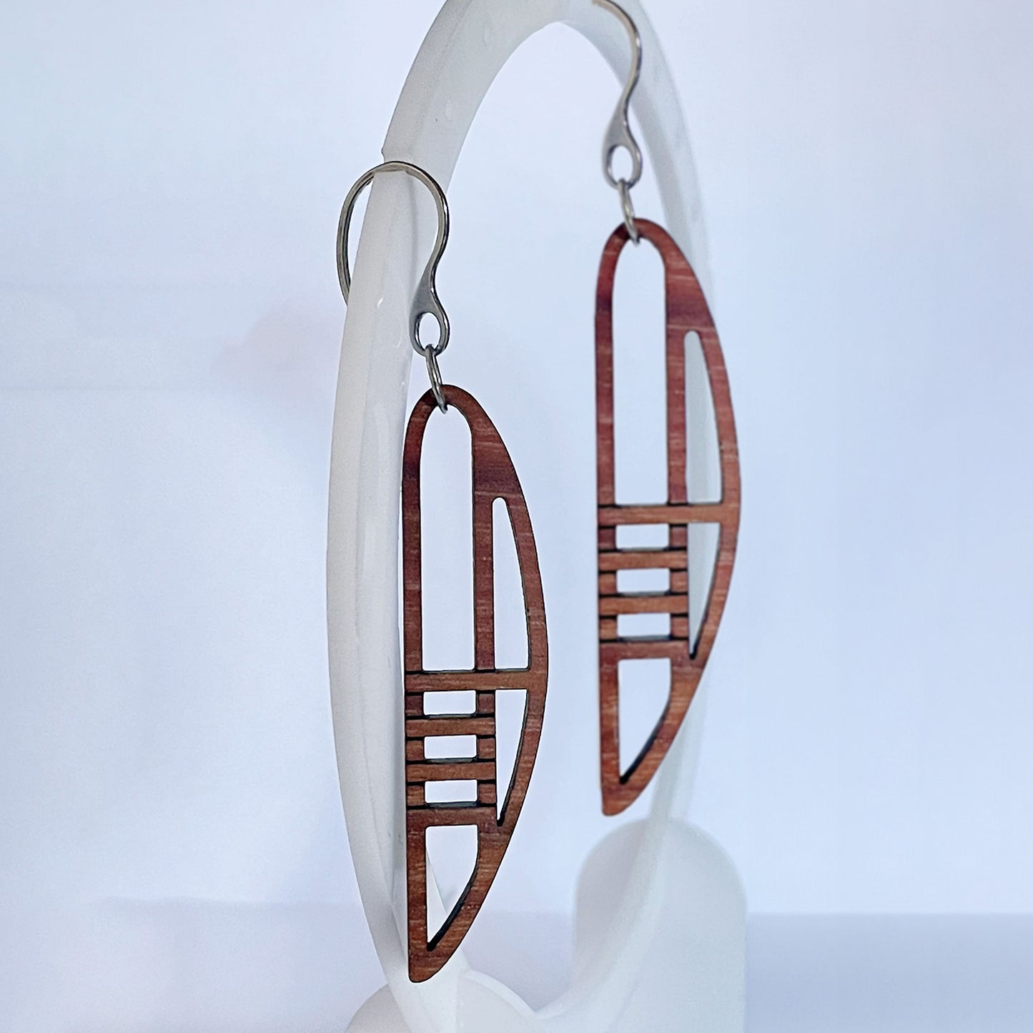 Arts & Crafts Style Dangle Earrings