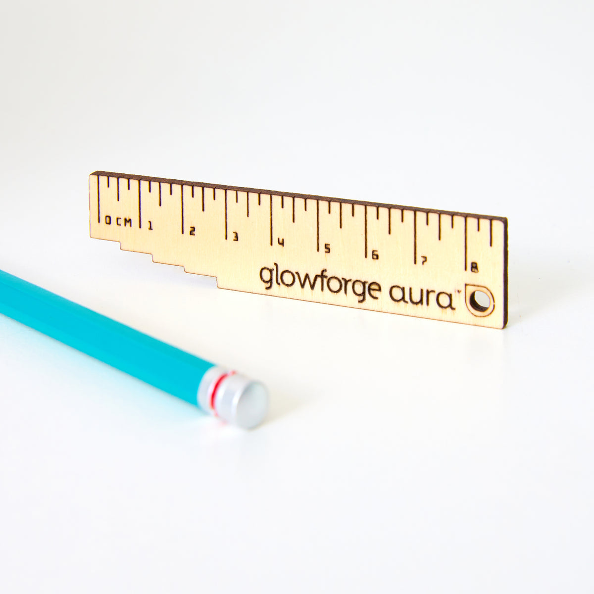 Mini Material Measuring Ruler (Metric) – Glowforge Shop