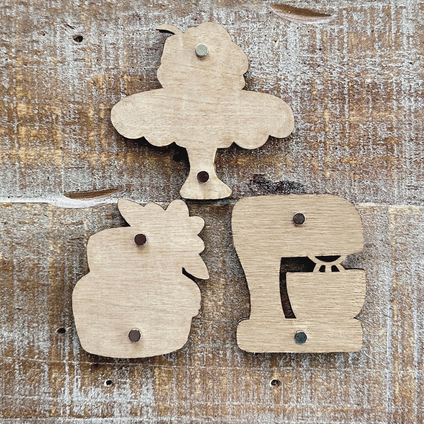 Baking-Themed Magnet Collection (Set of 3)