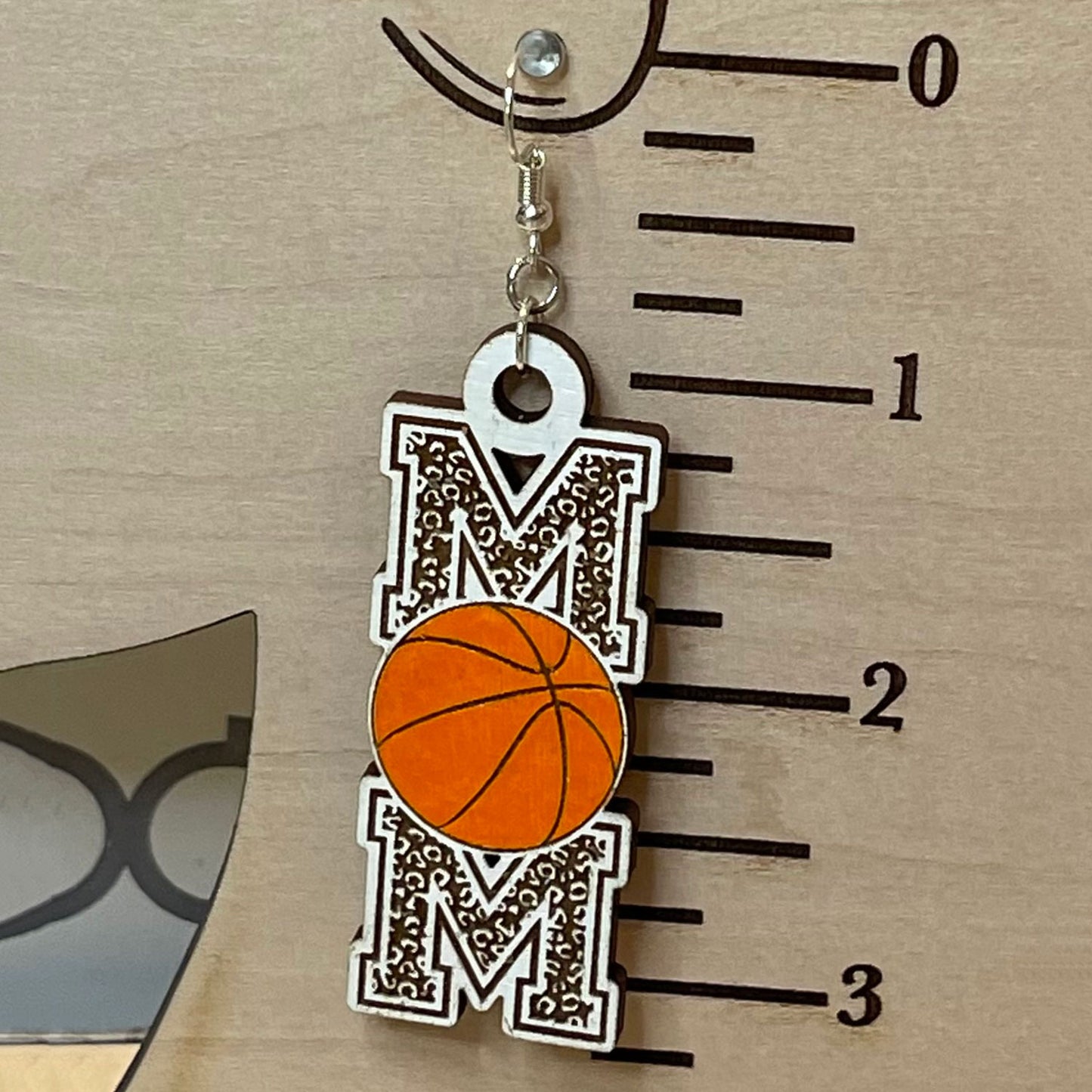 Creative Leather 3D Printed Sports Clear Earrings For Sports For Women  Basketball From Isang, $0.59