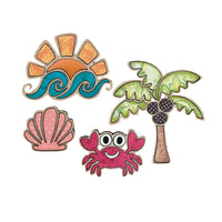 Beach-Themed Magnet Collection (Set of 4)