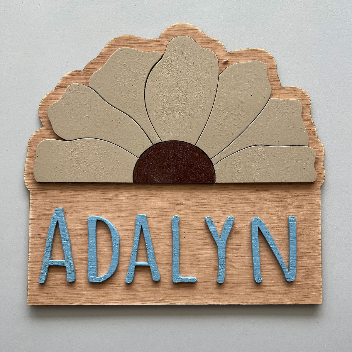Beautiful Floral Nursery Sign - Personalized Floral Nursery Room Decor ...