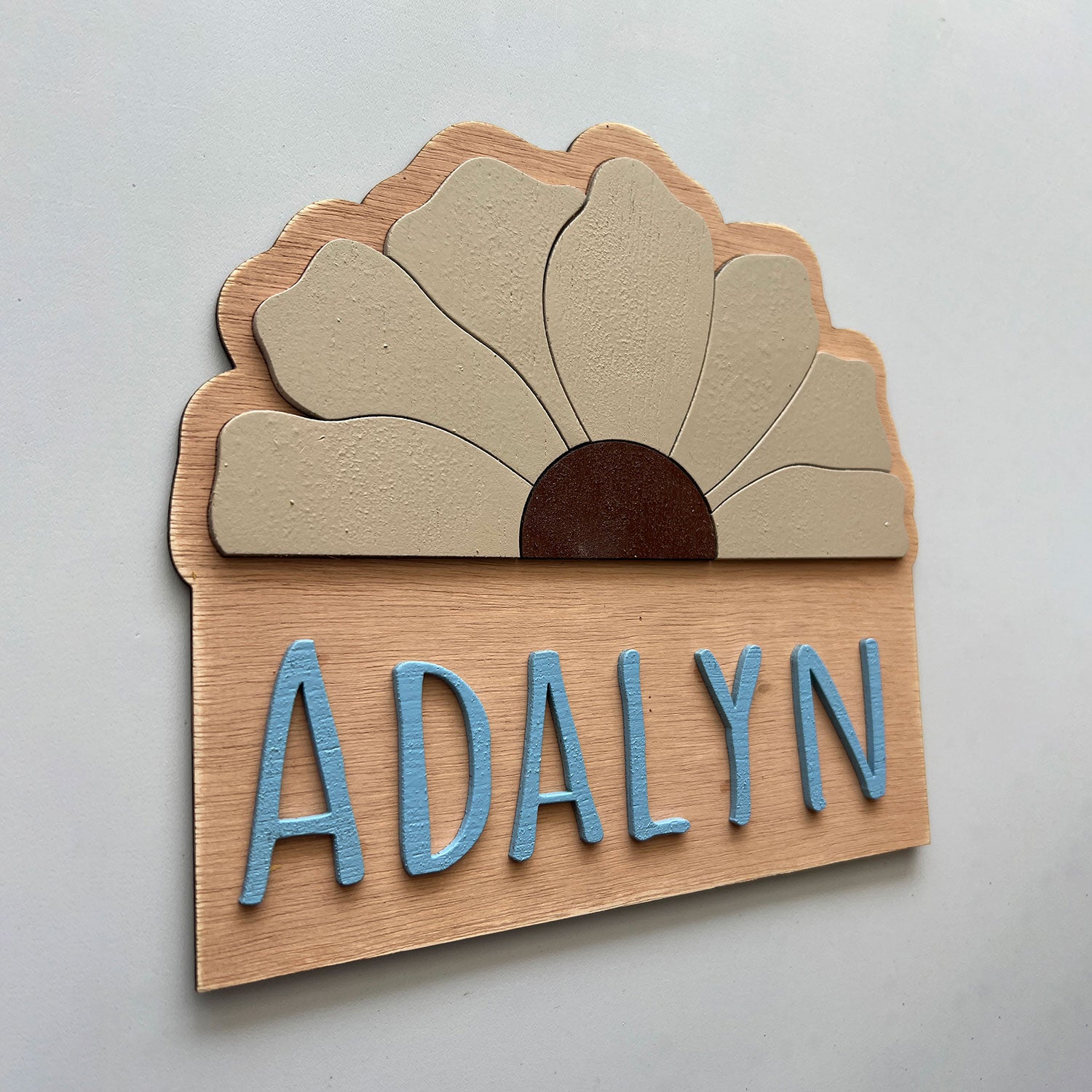 Beautiful Floral Nursery Sign - Personalized Floral Nursery Room Decor ...