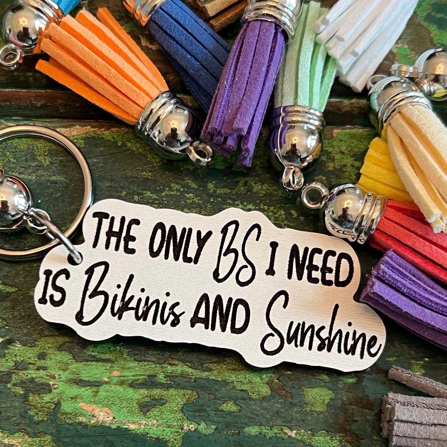Bikinis and Sunshine Keychain