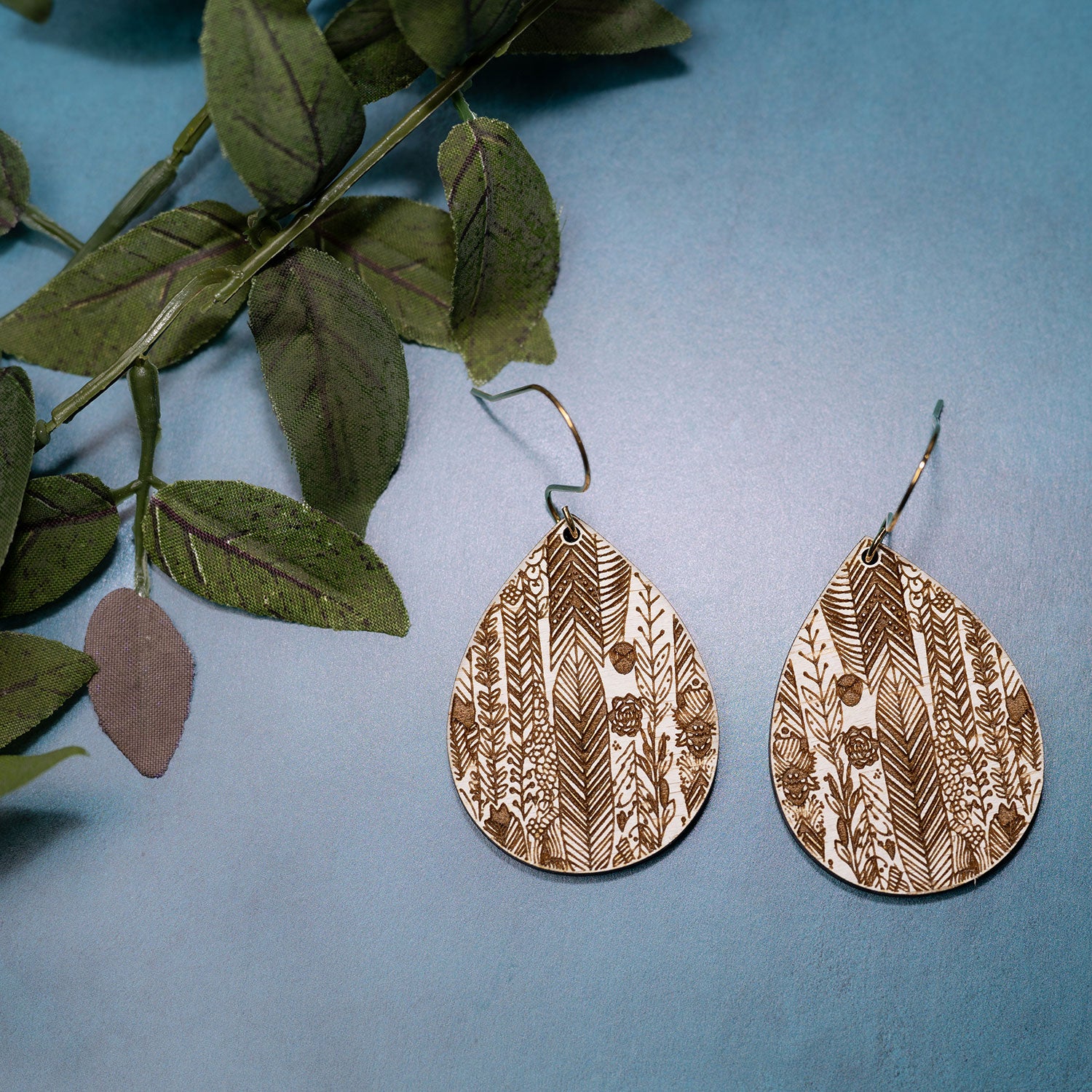 Boho Pattern Dangle Earrings – Glowforge Shop