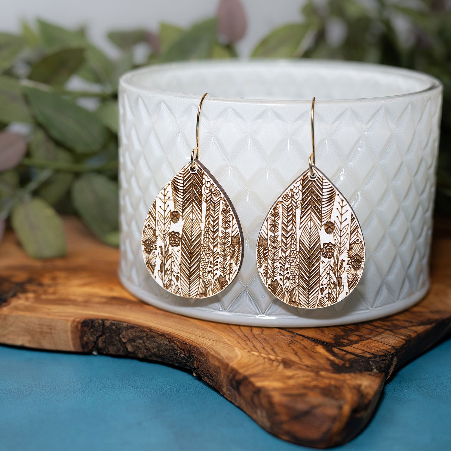 Dangle Earring Patterns Boho Pattern Dangle Earrings – Glowforge Shop