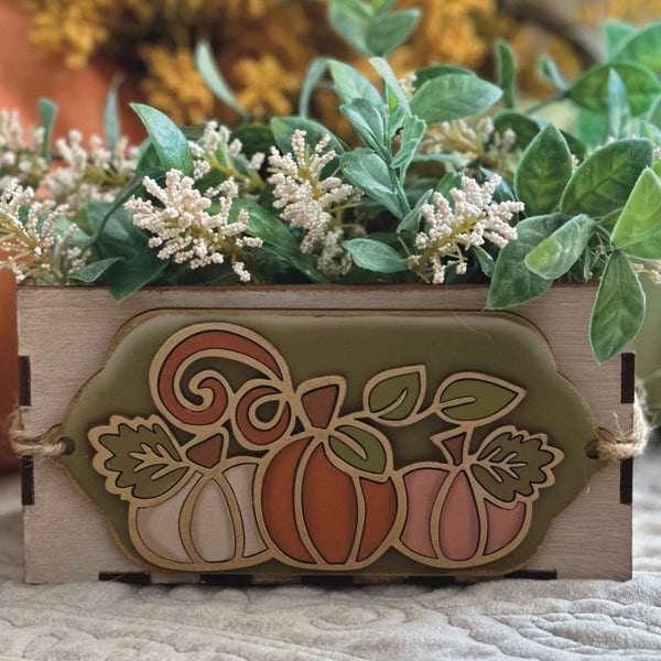 Box Design with Pumpkin Fall Tag – Glowforge Shop