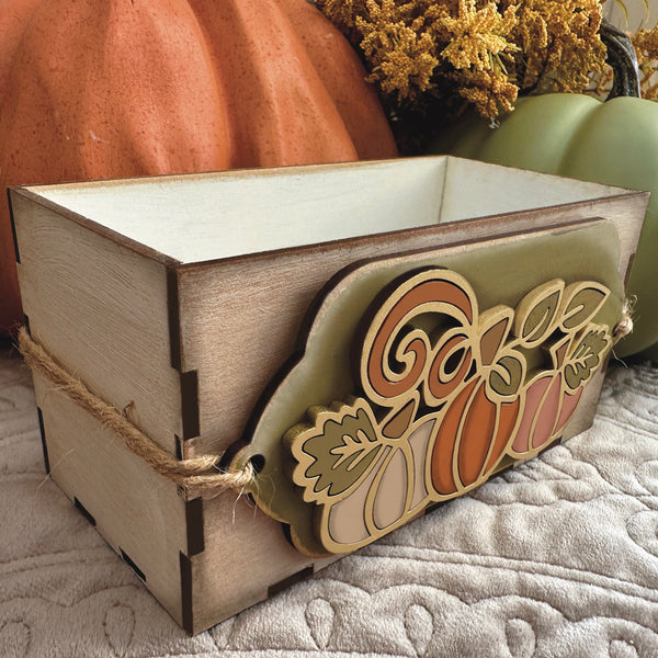 Box Design with Pumpkin Fall Tag – Glowforge Shop