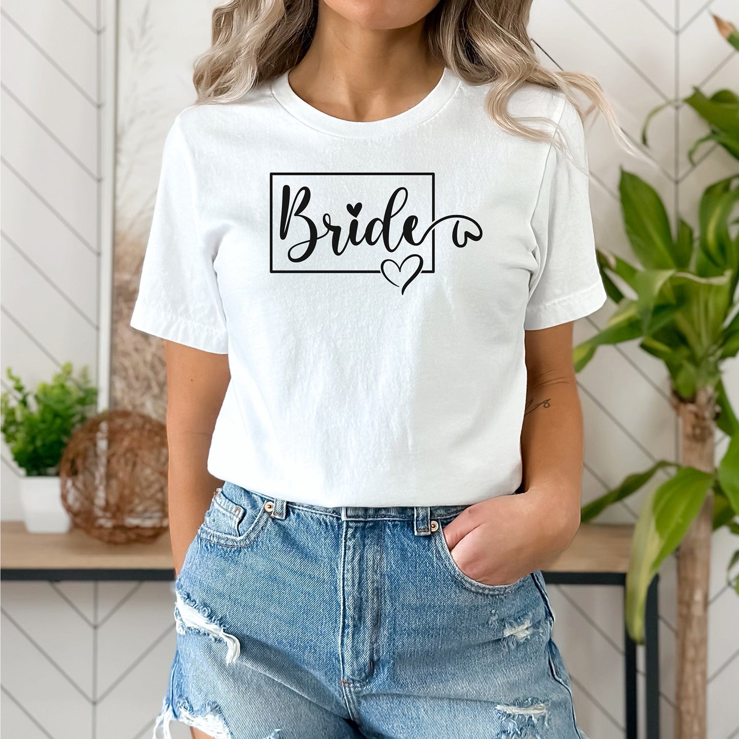 "Bride" with Heart Graphic