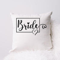 "Bride" with Heart Graphic