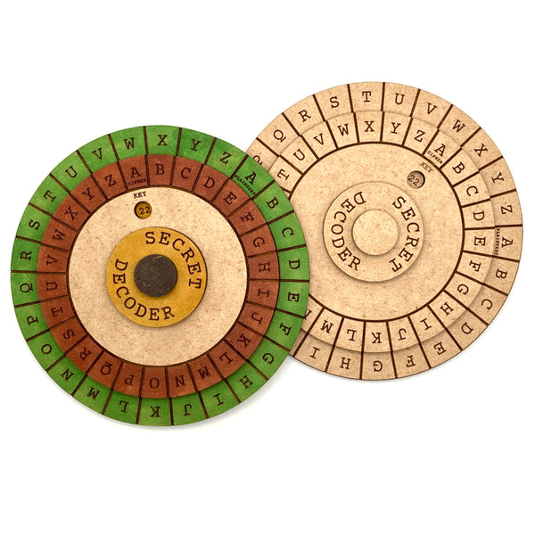 Caesar Cipher Code Wheel – Glowforge Shop